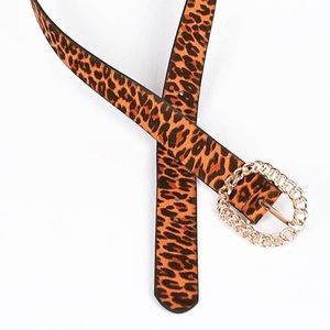 Leopard belt